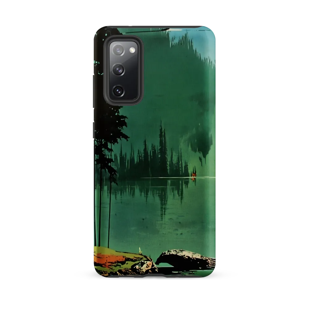 Serenity Reflected: A Tranquil Lake Scene