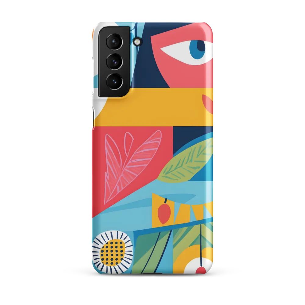 Vibrant Geometric Visage