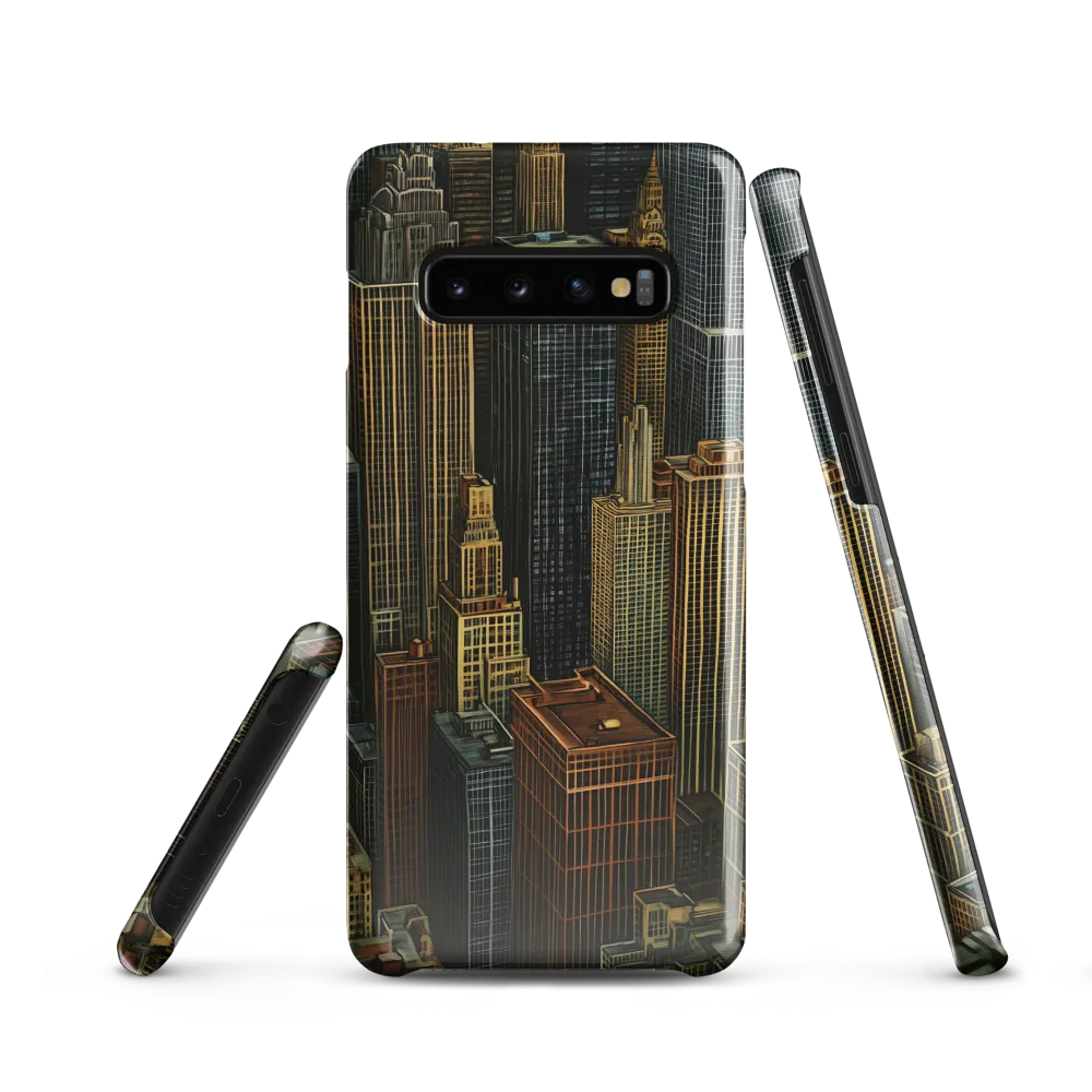Urban Elegance: A Golden Cityscape