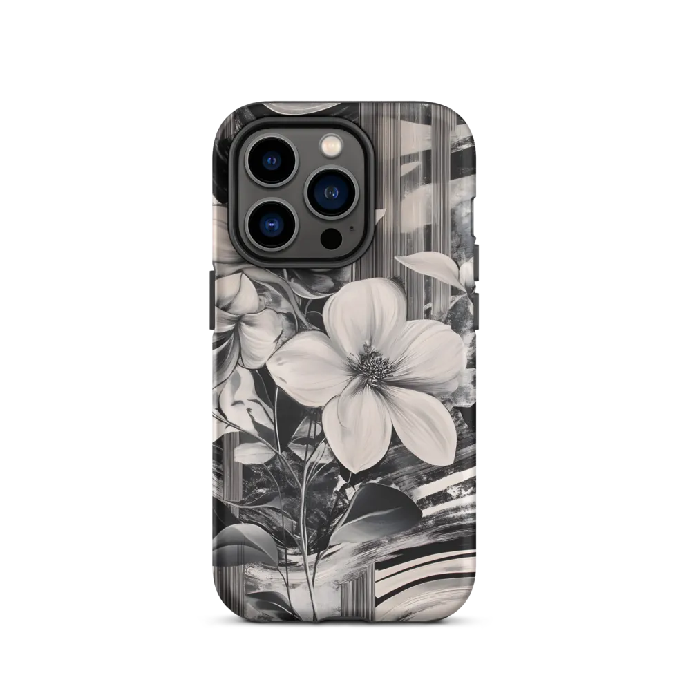 Ethereal Bloom: A Dance of Monochromes