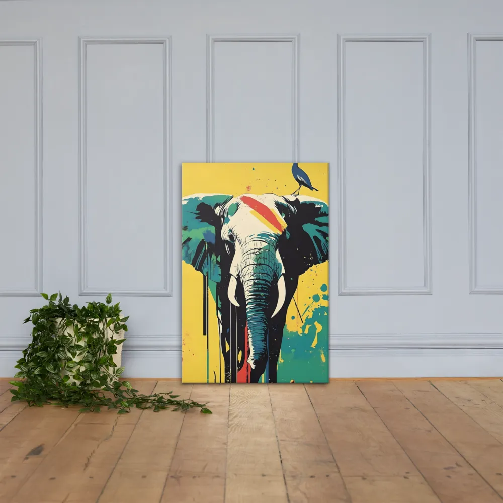 Elegance of the Wild: A Colorful Harmony | Canvas | 24″×36″