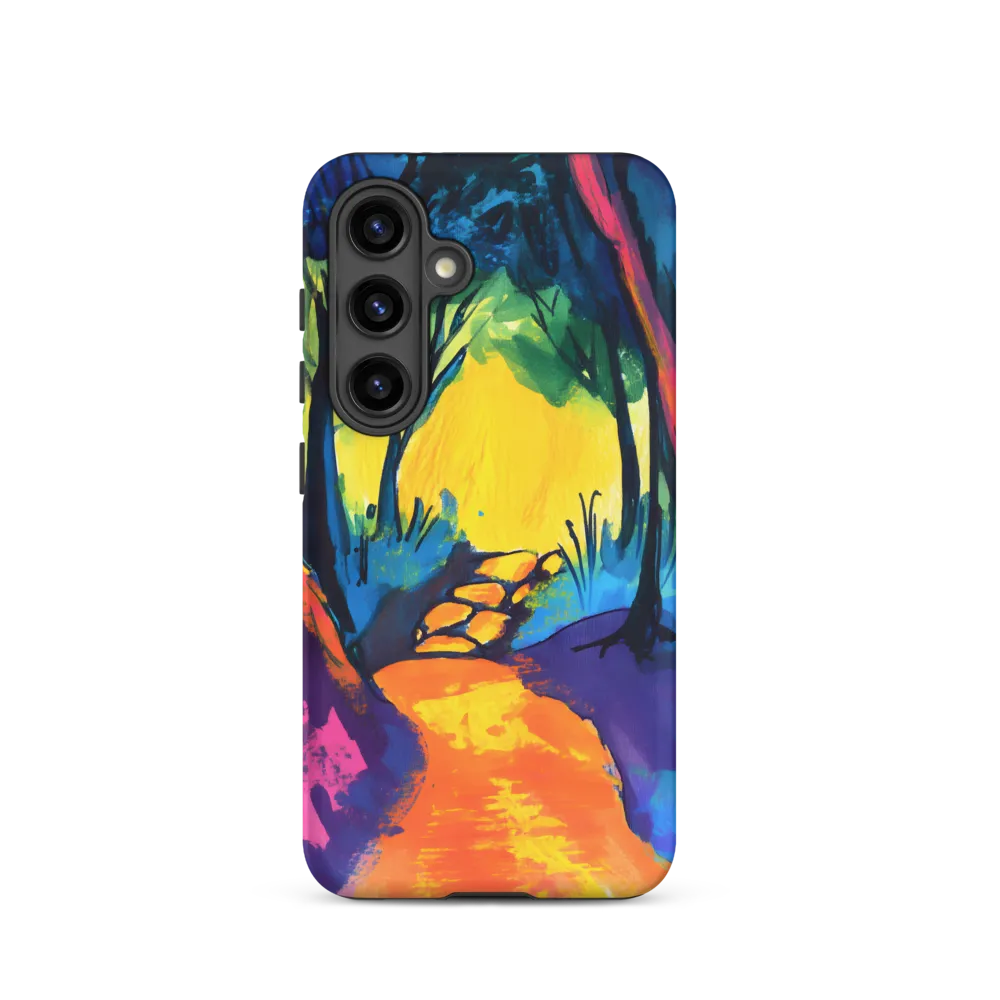 Path Through a Vibrant Forest