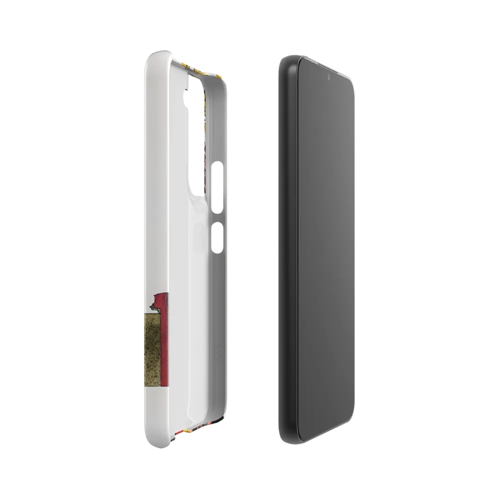 Collage of Colors: A Silhouette's Story | Phone Case |  S22 | Snap Case | Glossy