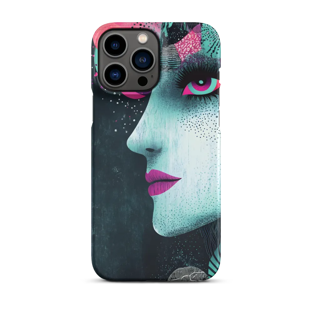 Mystical Beauty in Blue and Pink | Phone Case |  13 Pro Max | Snap Case | Matte