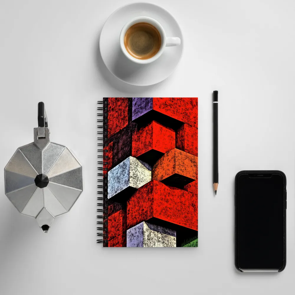 Dynamic Structures in Color | Spiral Notebook