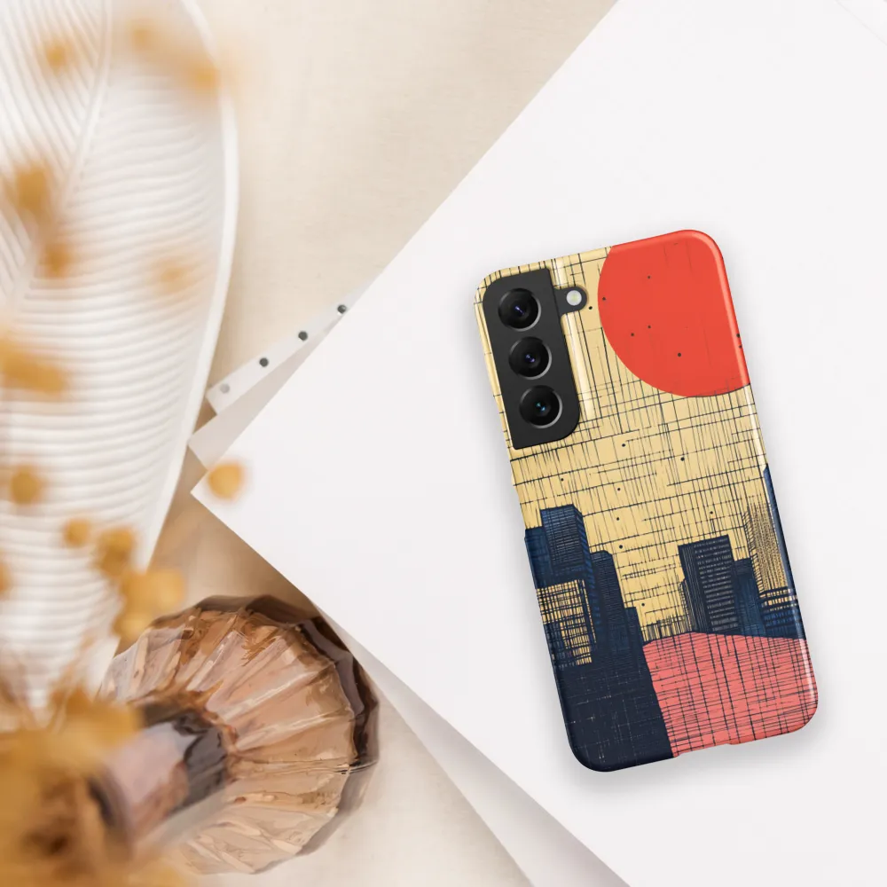 Urban Echoes: A Minimalist Cityscape