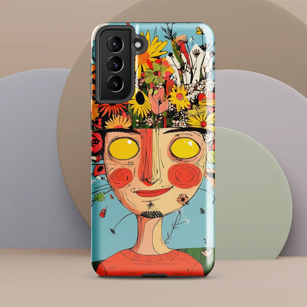 Whimsical Bloom | Phone Case |  S21 Plus | Tough Case | Glossy