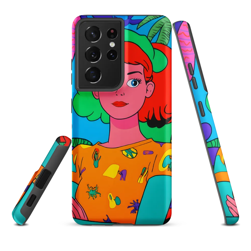 Tropical Vibes: A Playful Portrait