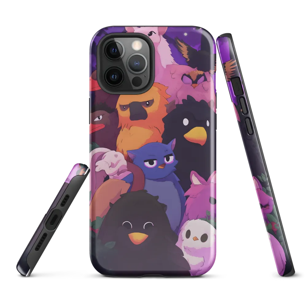 Whimsical Avian Gathering