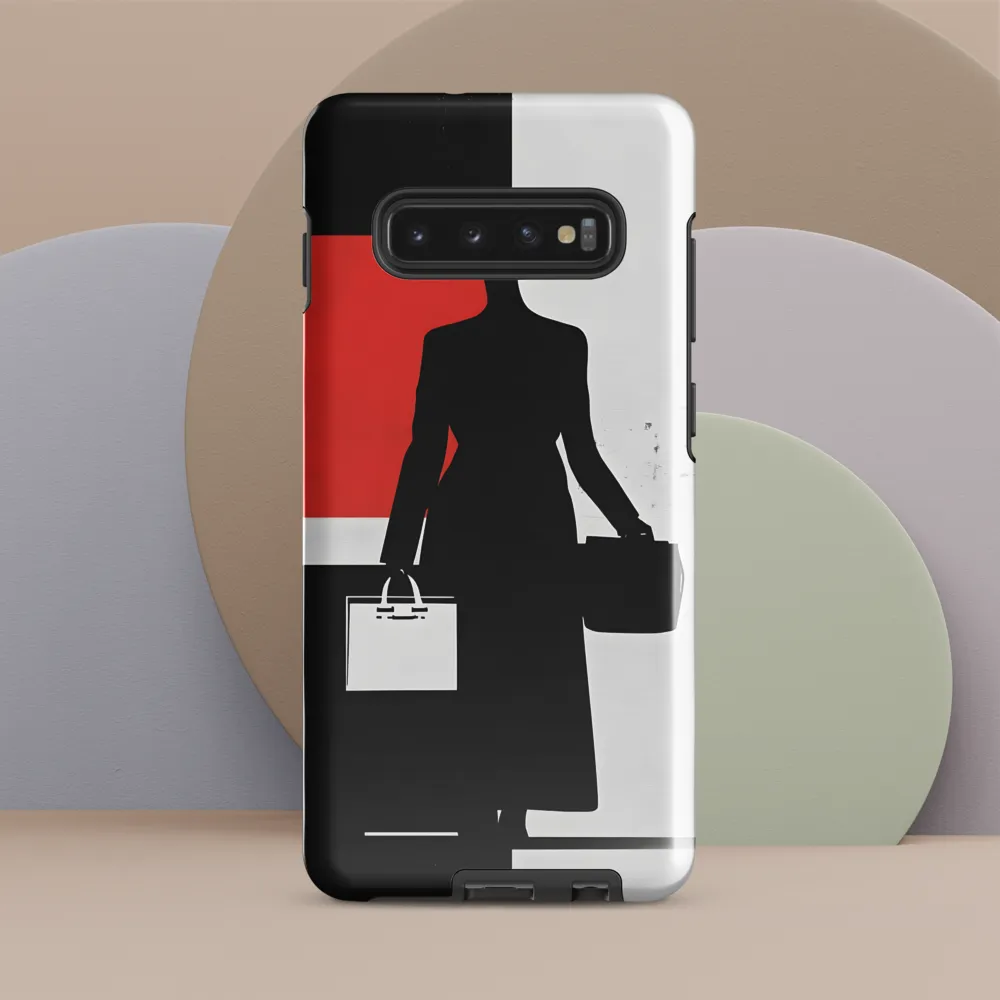 Silhouette of Elegance | Phone Case |  S10 Plus | Tough Case | Glossy