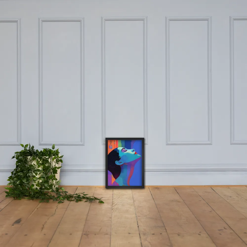 Ethereal Reverie | Poster with Black Frame | 12″×16″
