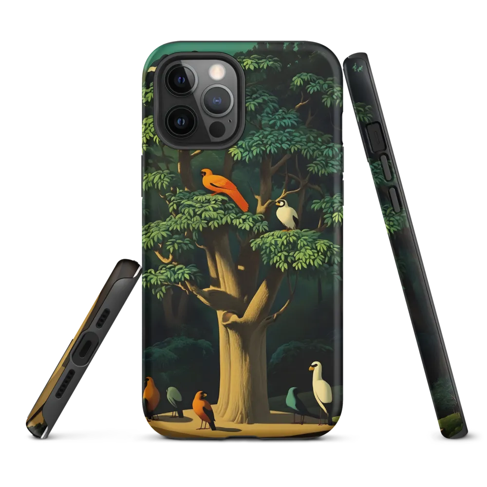 Harmony in Color: A Surreal Bird Symphony