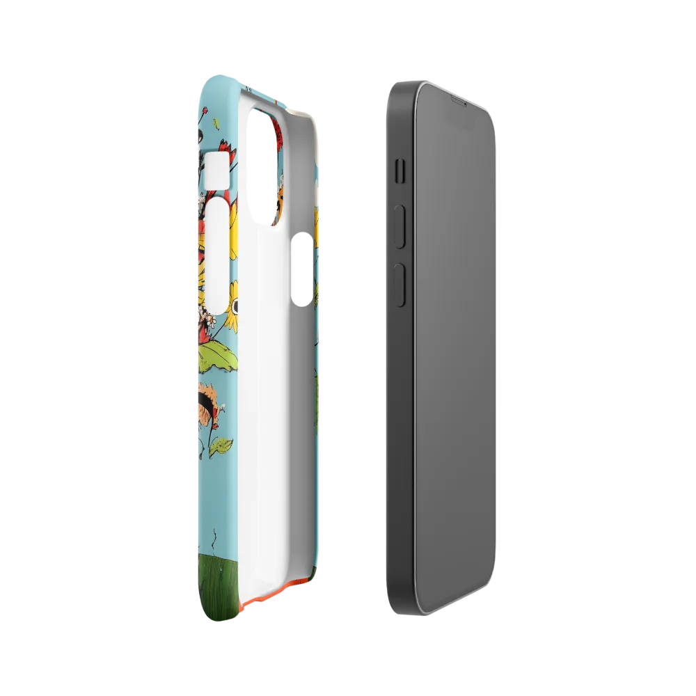 Whimsical Bloom | Phone Case |  13 Mini | Snap Case | Glossy