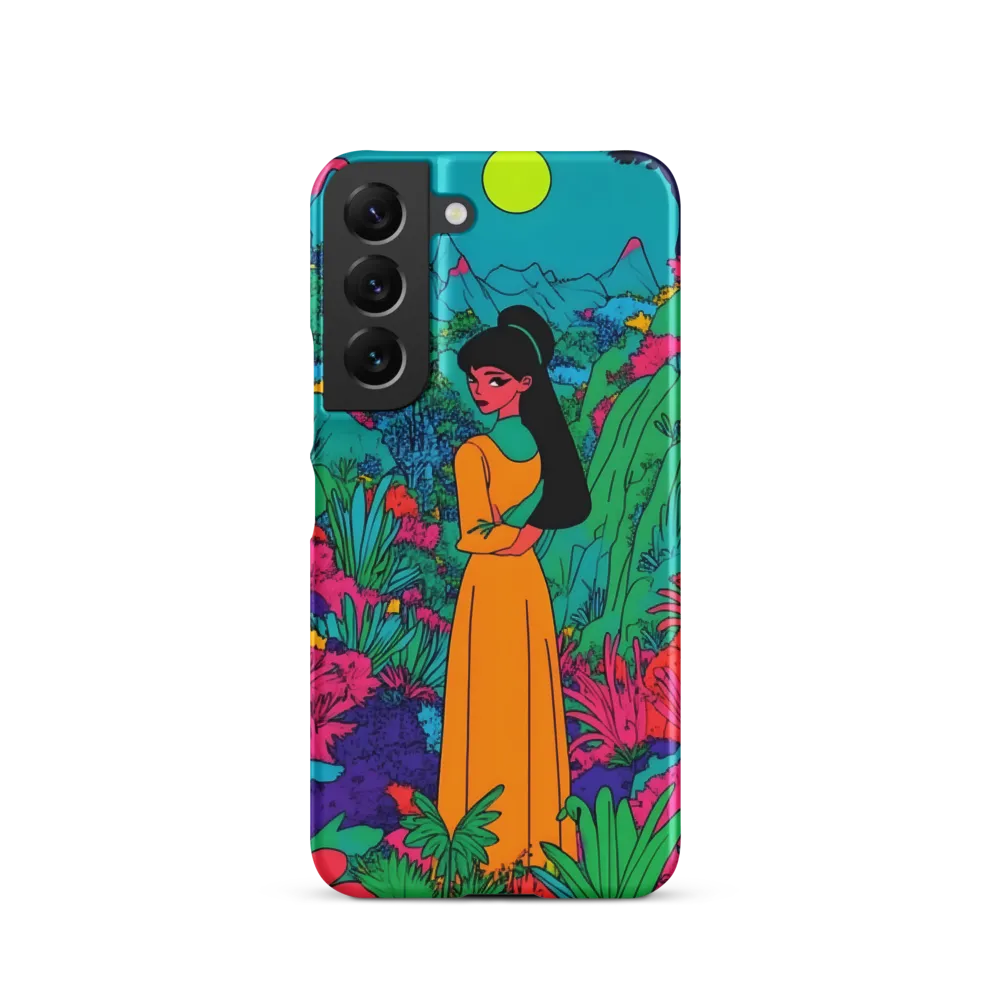 Ethereal Serenity in a Psychedelic Landscape