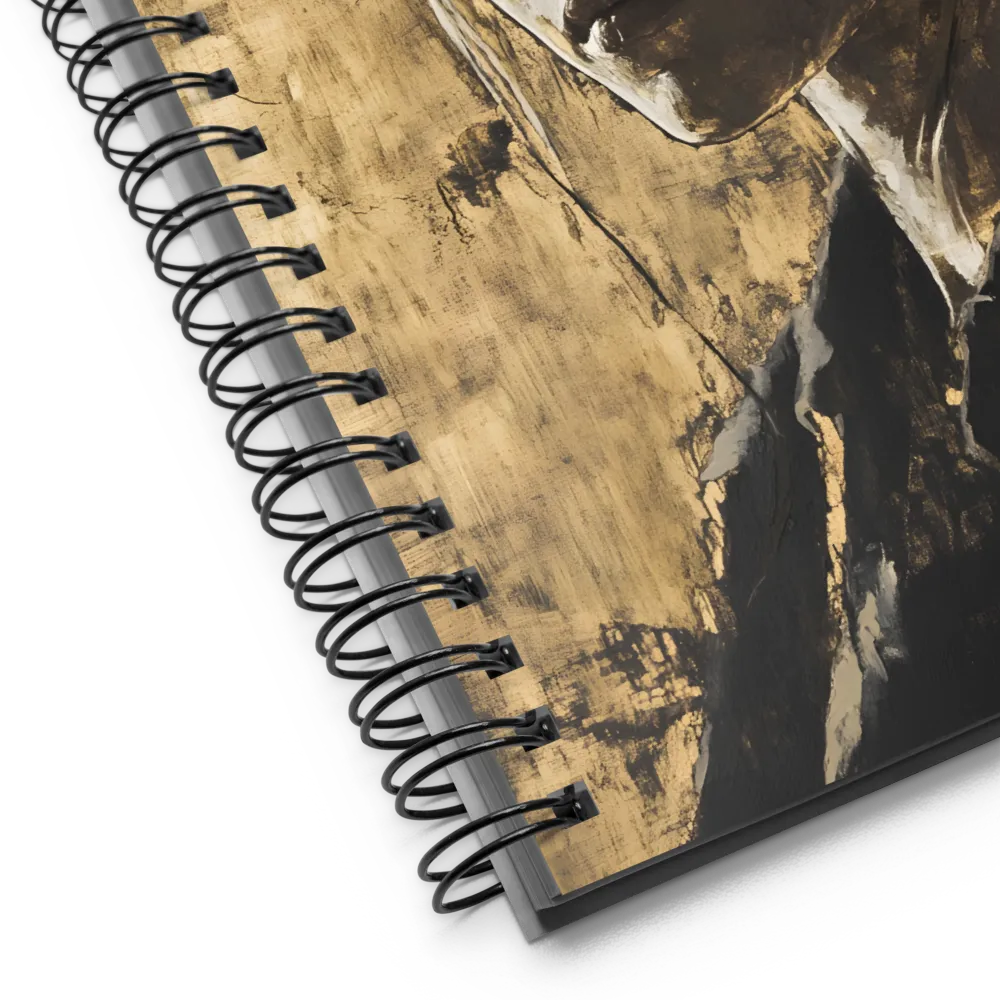 Gilded Elegance | Spiral Notebook