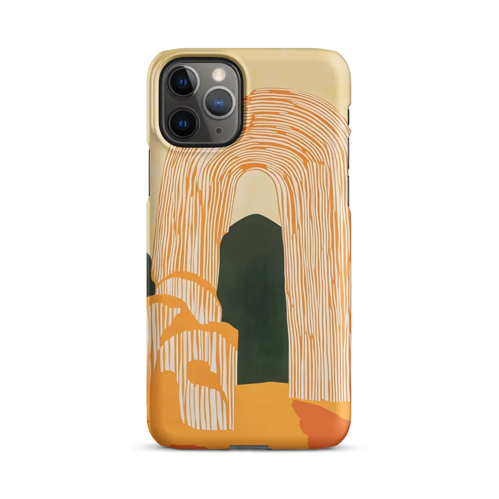Architectural Echoes: A Minimalist Arch | Phone Case |  11 Pro | Snap Case | Matte
