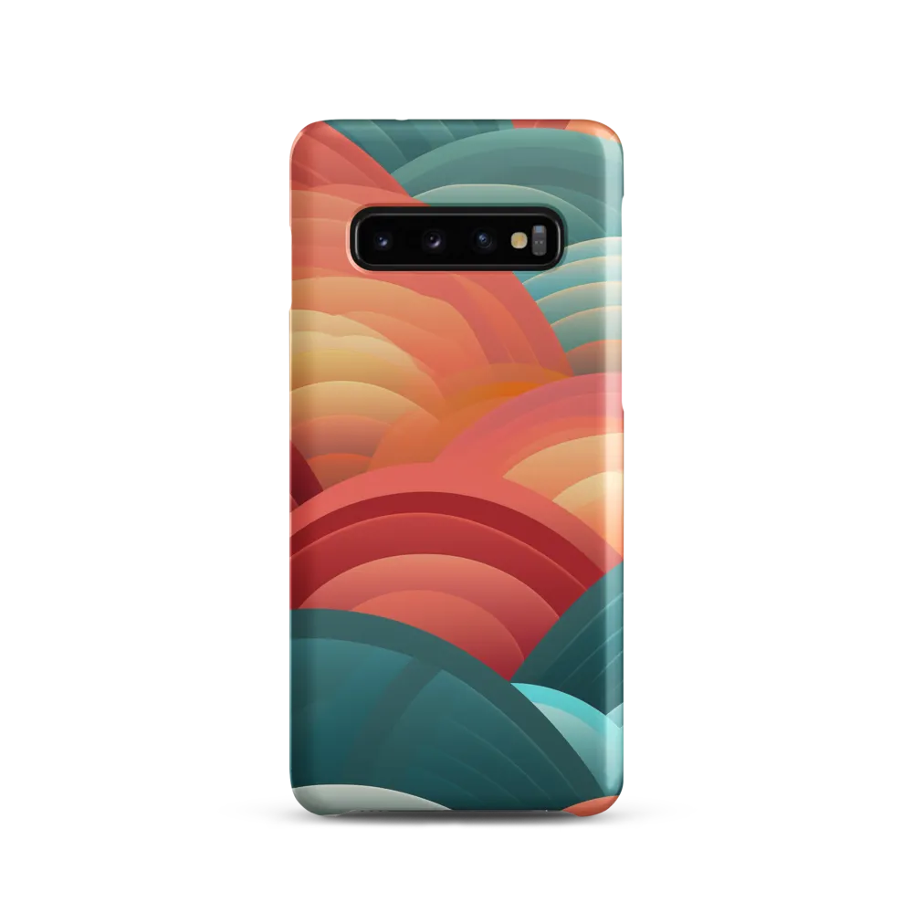 Rhythms of the Waves | Phone Case |  S10 | Snap Case | Matte