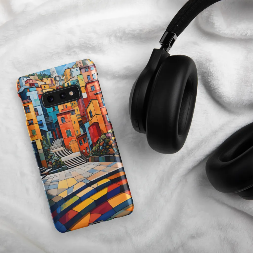Vibrant Village: A Cubist Journey