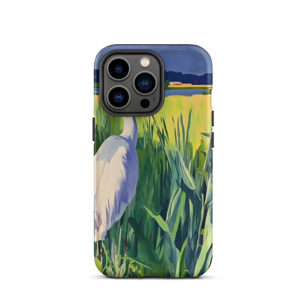 Graceful Presence: The Heron in the Meadow
