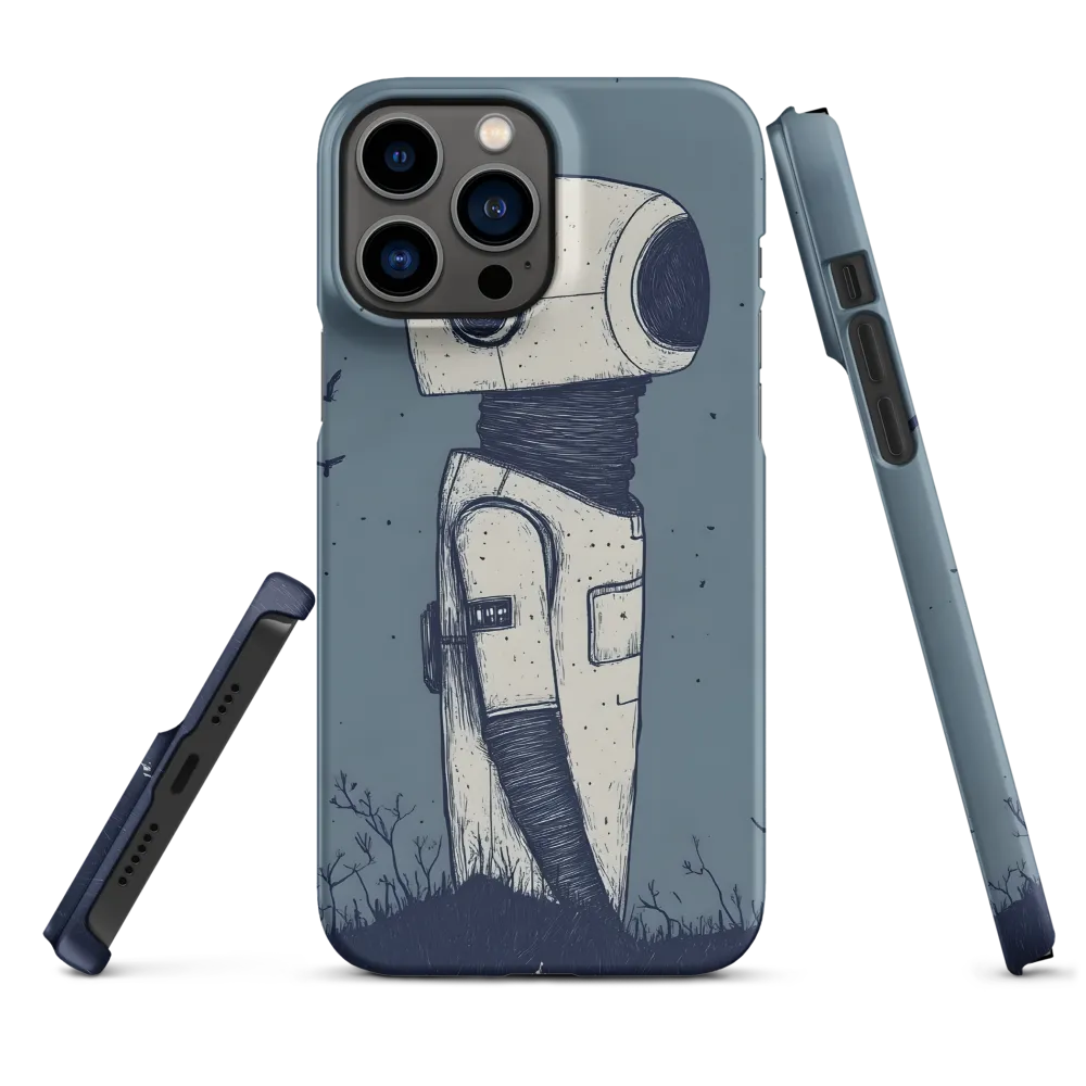 Contemplative Robot in a Barren Landscape