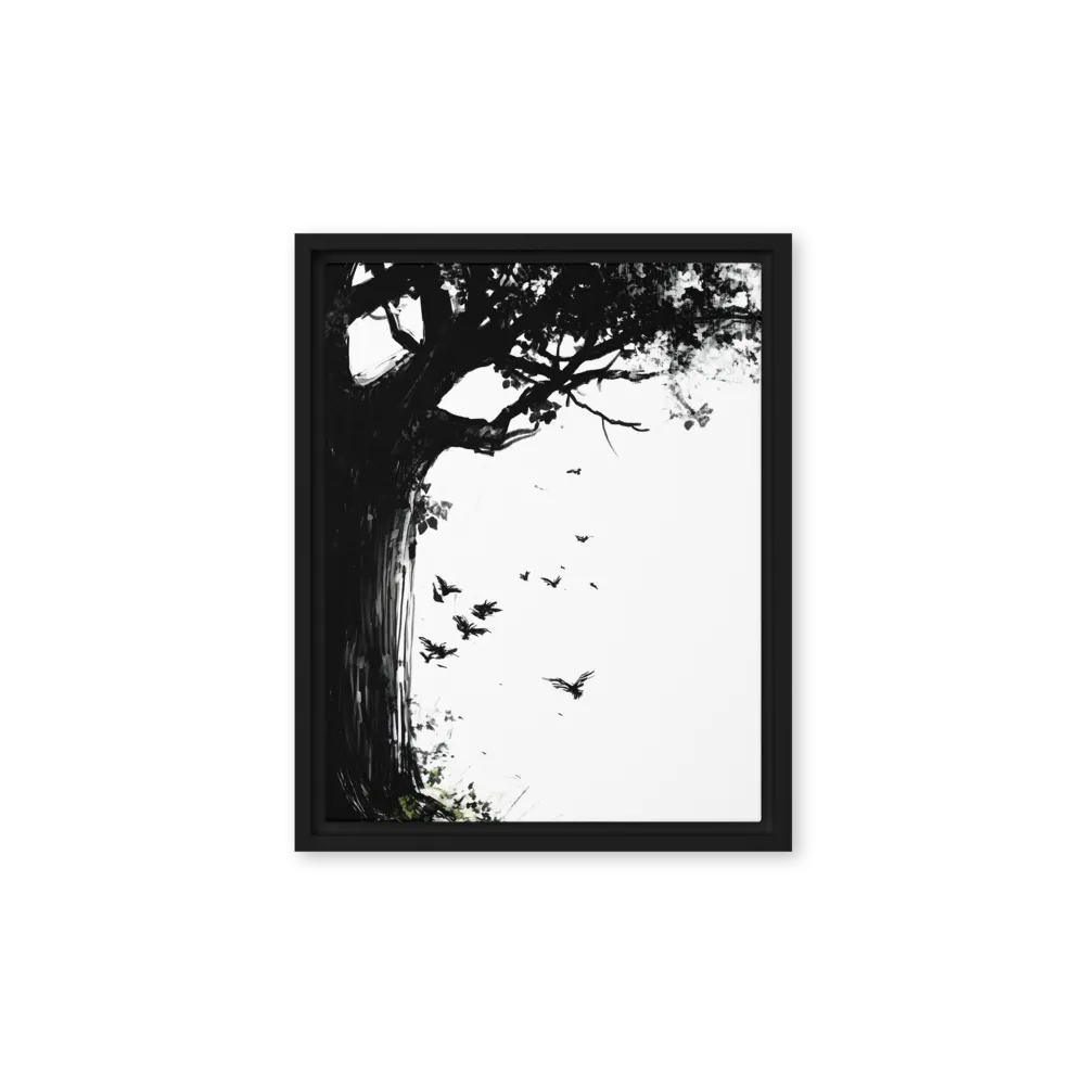 Whispers of Nature | Canvas with Black Frame | 11″×14″