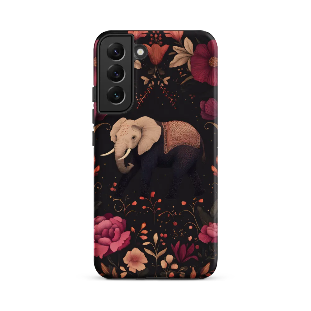 Whispers of the Wild: Elephants and Blooms
