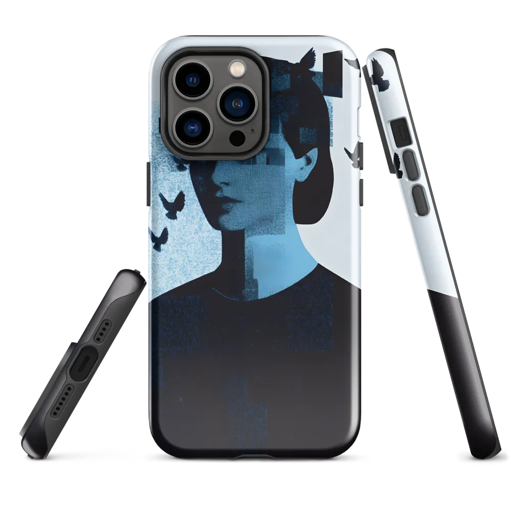 Fragmented Reflections | Phone Case |  14 Pro Max | Tough Case | Glossy