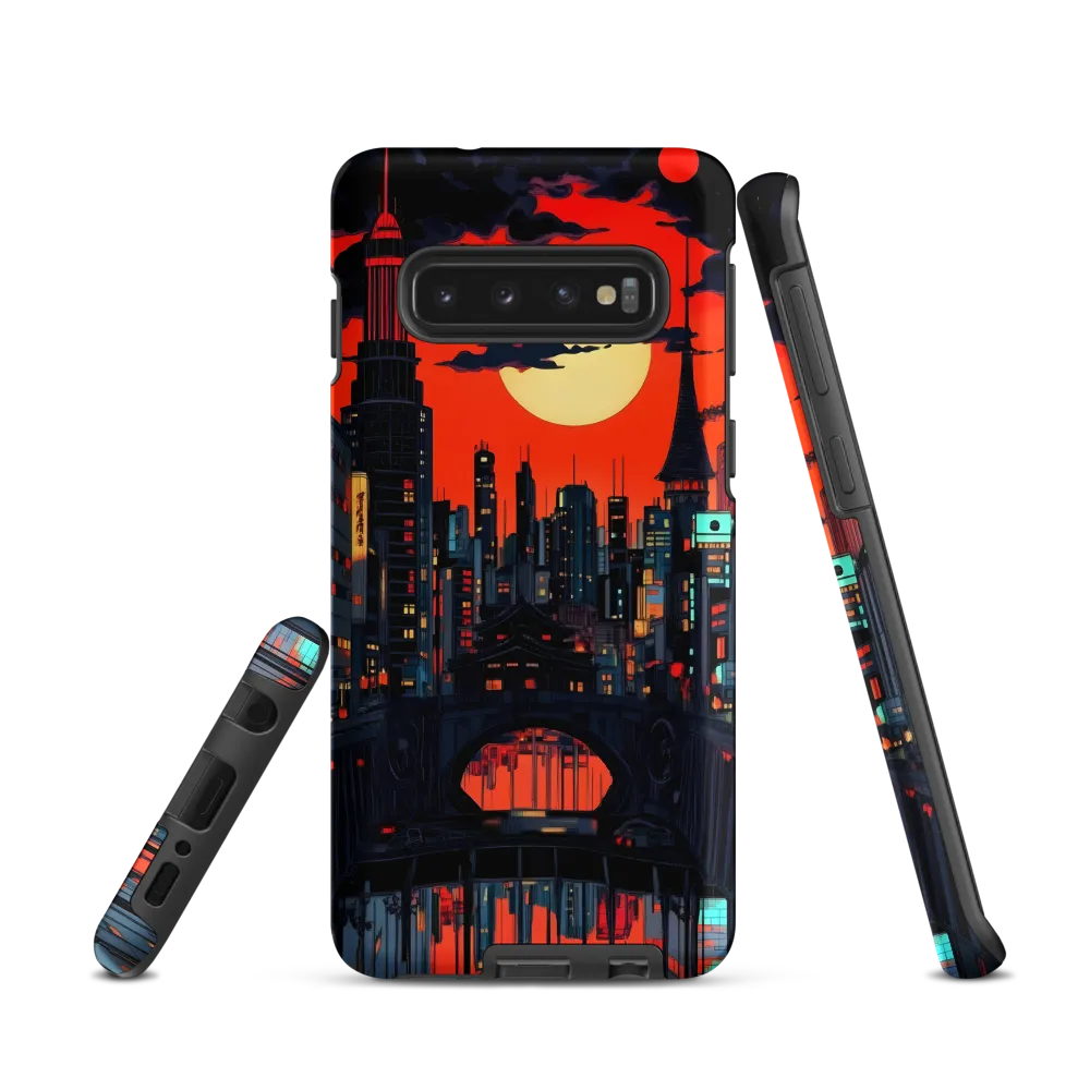 Nightfall in a Neon City