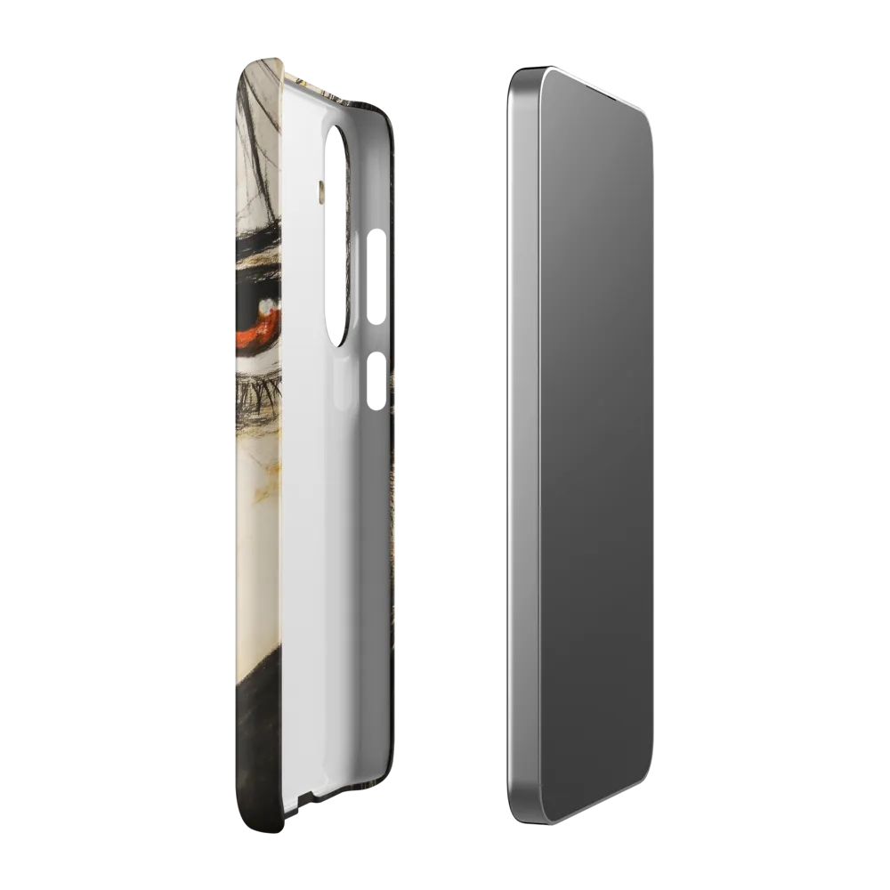 Gaze of Intensity | Phone Case |  S24 Plus | Snap Case | Matte