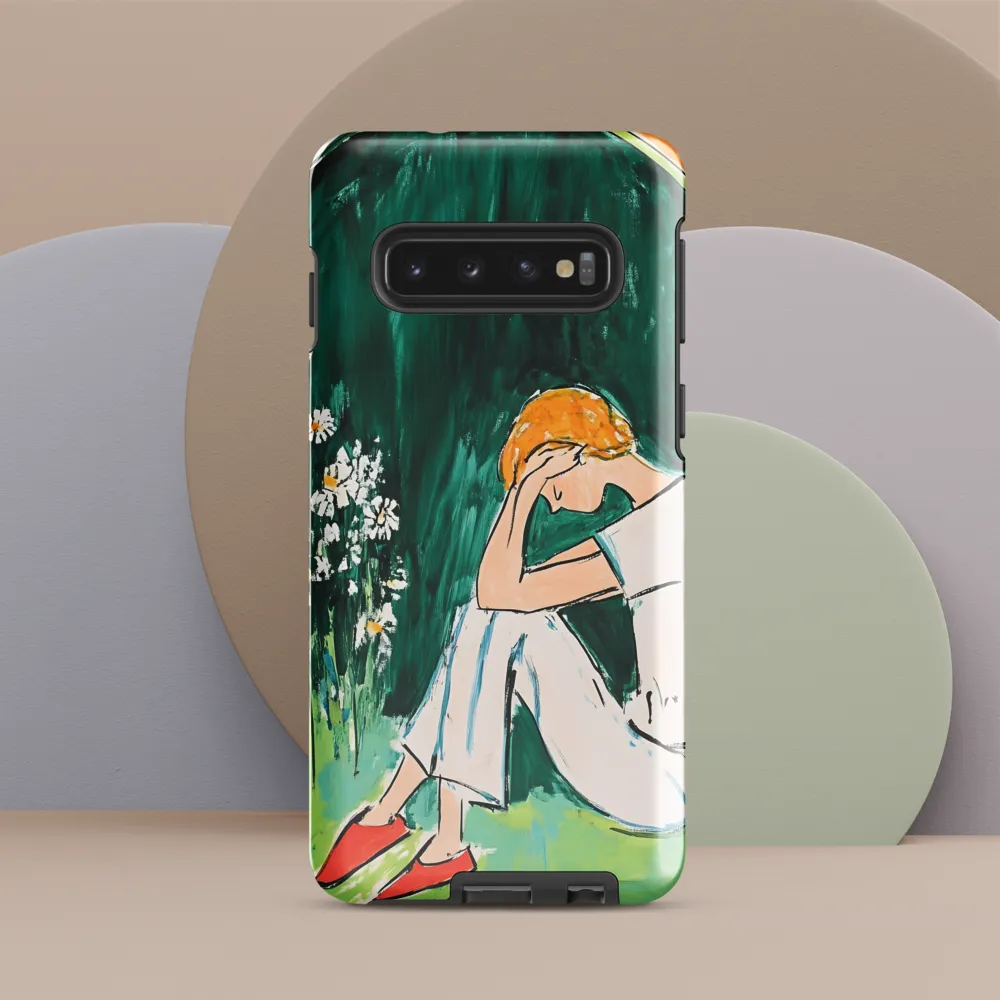 Silent Sorrow | Phone Case |  S10 | Tough Case | Glossy