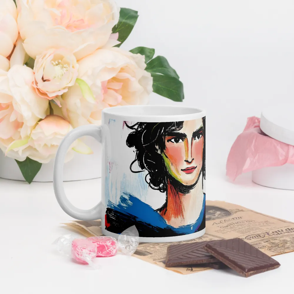 Vibrant Portrait of Youth | Mugs | Multiple Sizes & Colors