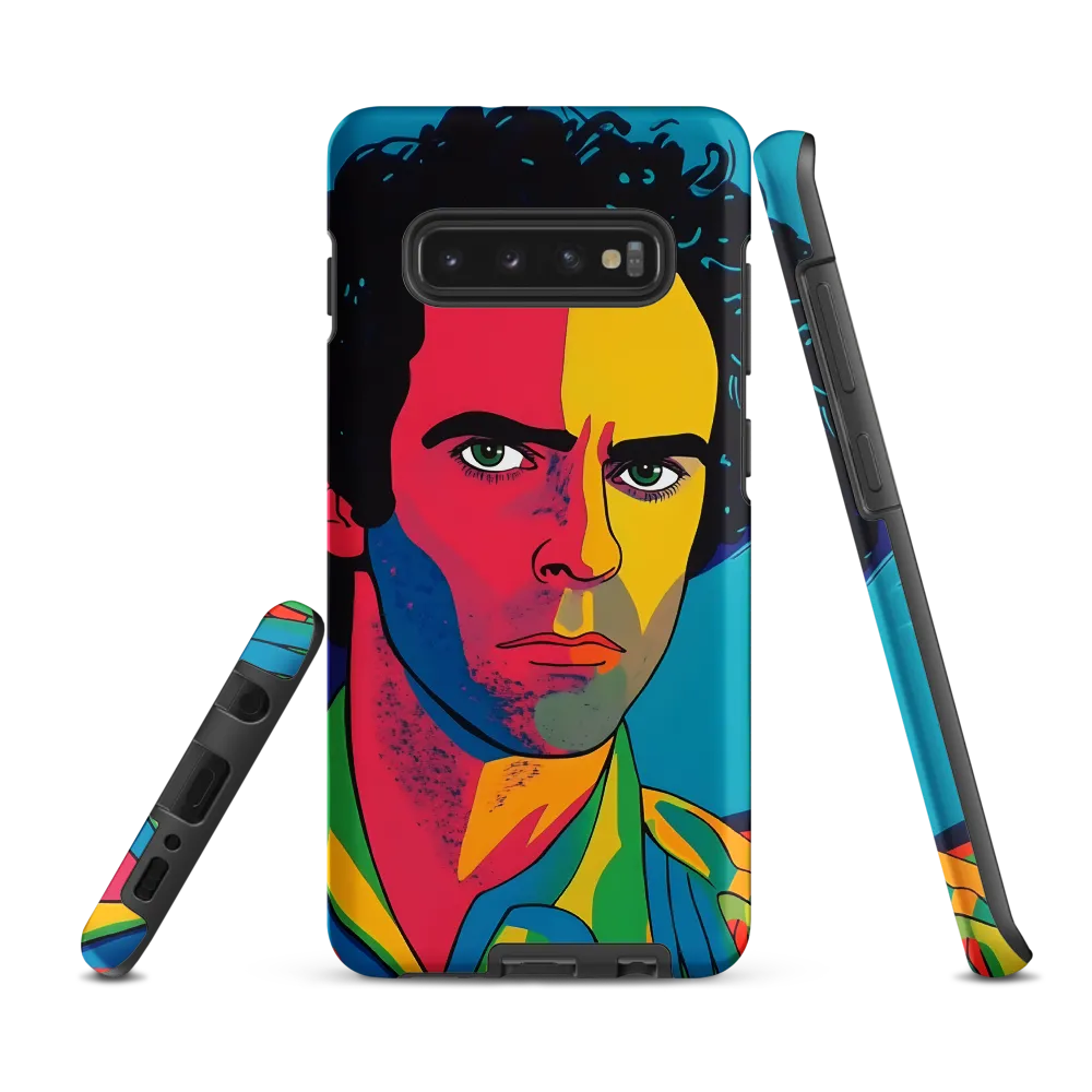 Electric Visage: A Portrait of Vibrance