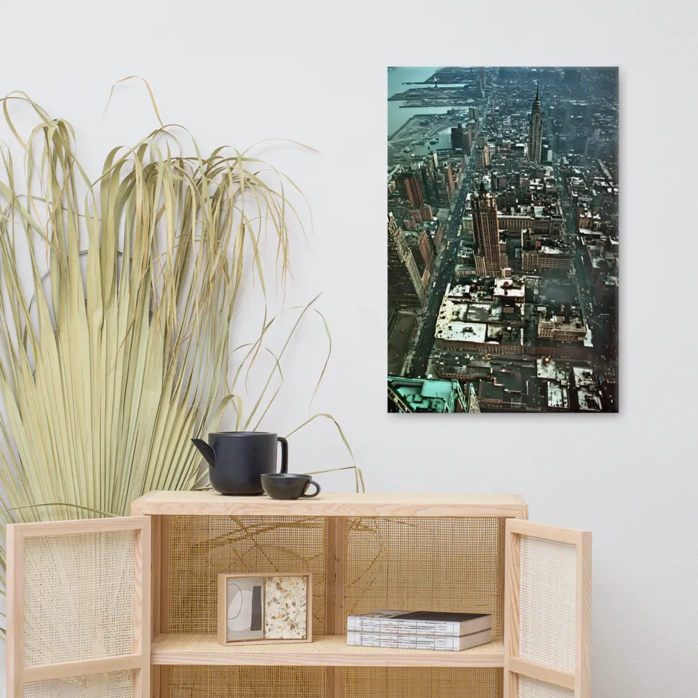 Aerial Symphony of Urban Life | Canvas | 24″×36″