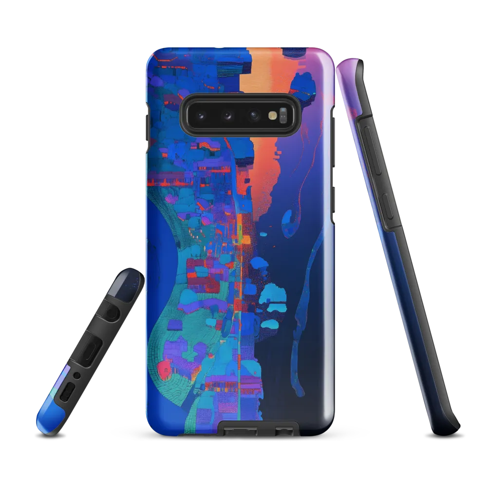 Ethereal Reflections: A Digital Dreamscape | Phone Case |  S10 Plus | Tough Case | Glossy