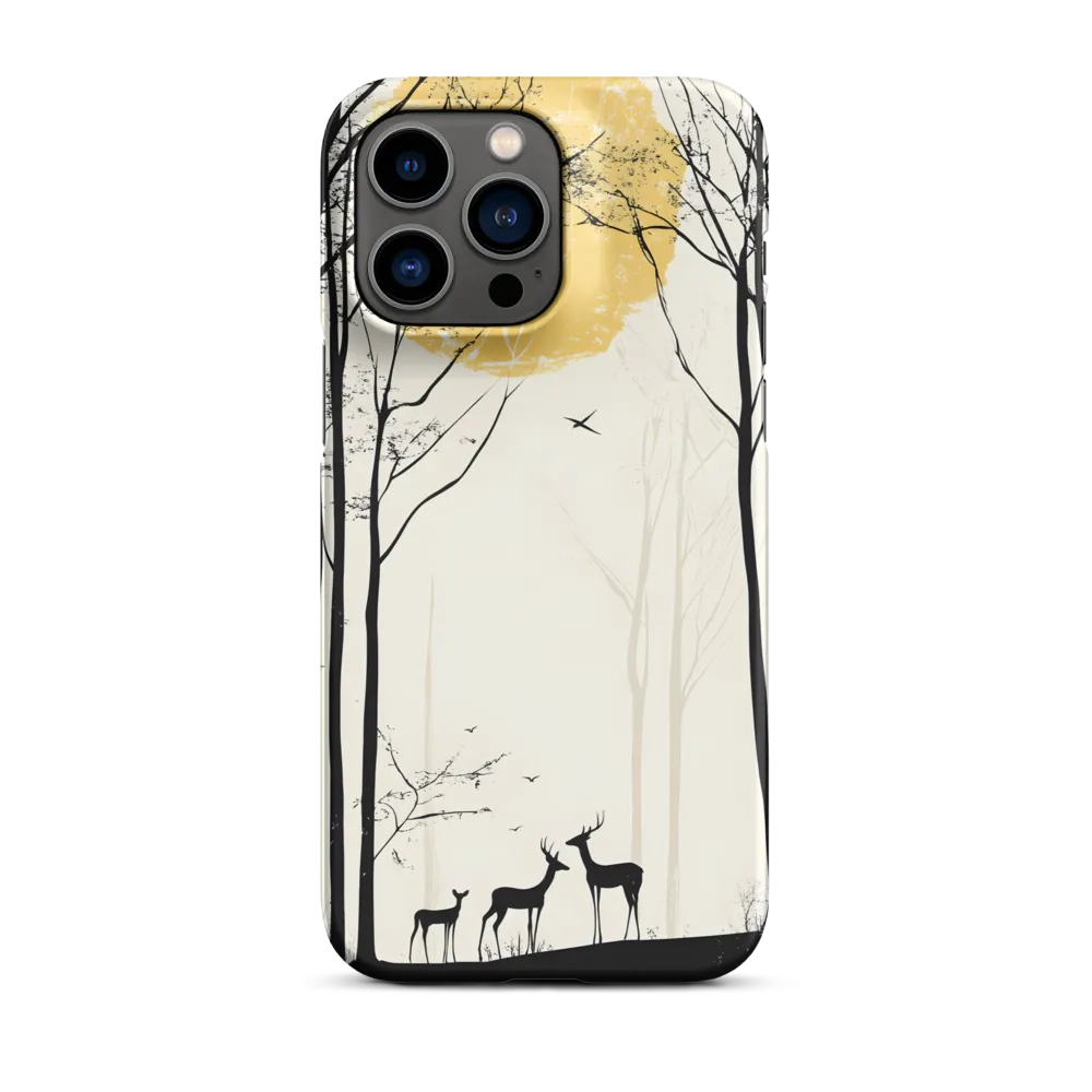 Silhouetted Serenity | Phone Case |  14 Pro Max | Snap Case | Matte