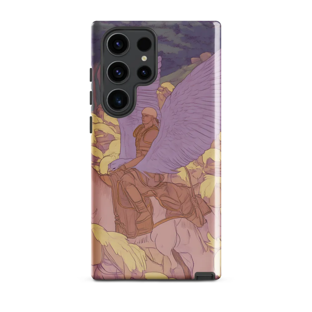 The Winged Guardian | Phone Case |  S23 Ultra | Tough Case | Glossy