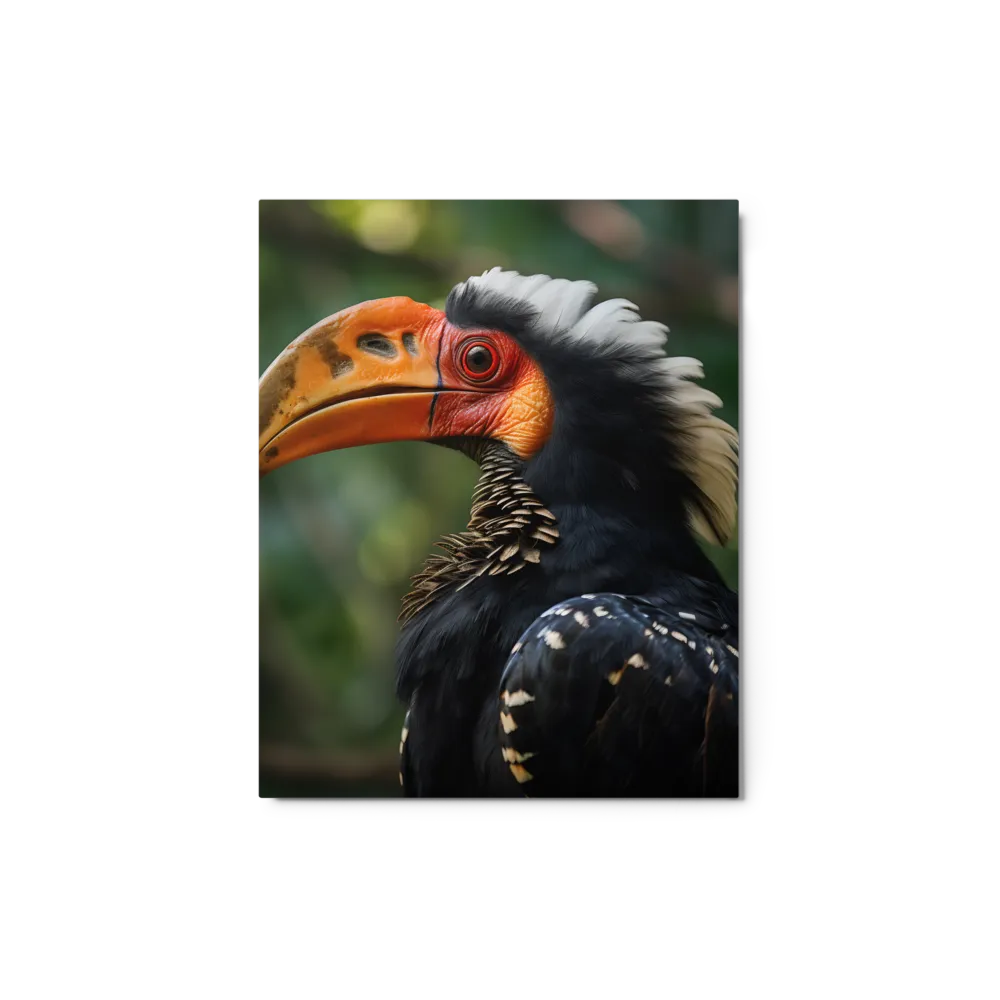 Majesty of the Hornbill | Metal Print | 8″×10″