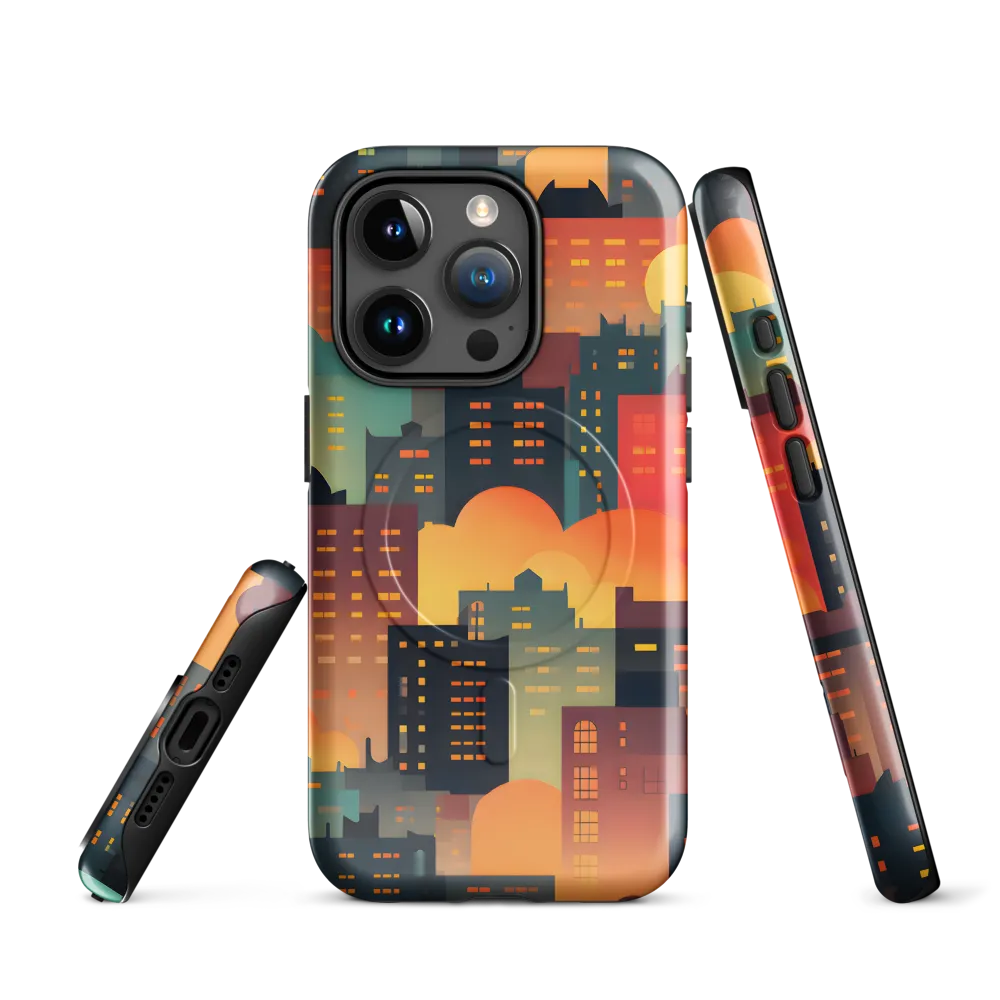Twilight in the Concrete Jungle | Phone Case |  15 Pro | MagSafe® Tough Case | Glossy