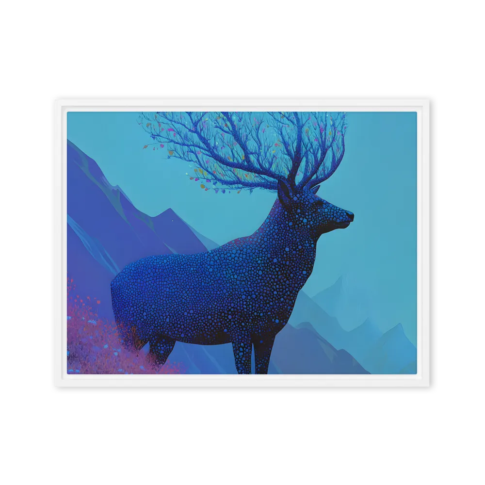 Ethereal Harmony | Canvas with White Frame | 18″×24″
