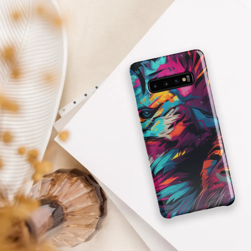 Vivid Majesty: The Modern Lion | Phone Case |  S10 Plus | Snap Case | Glossy