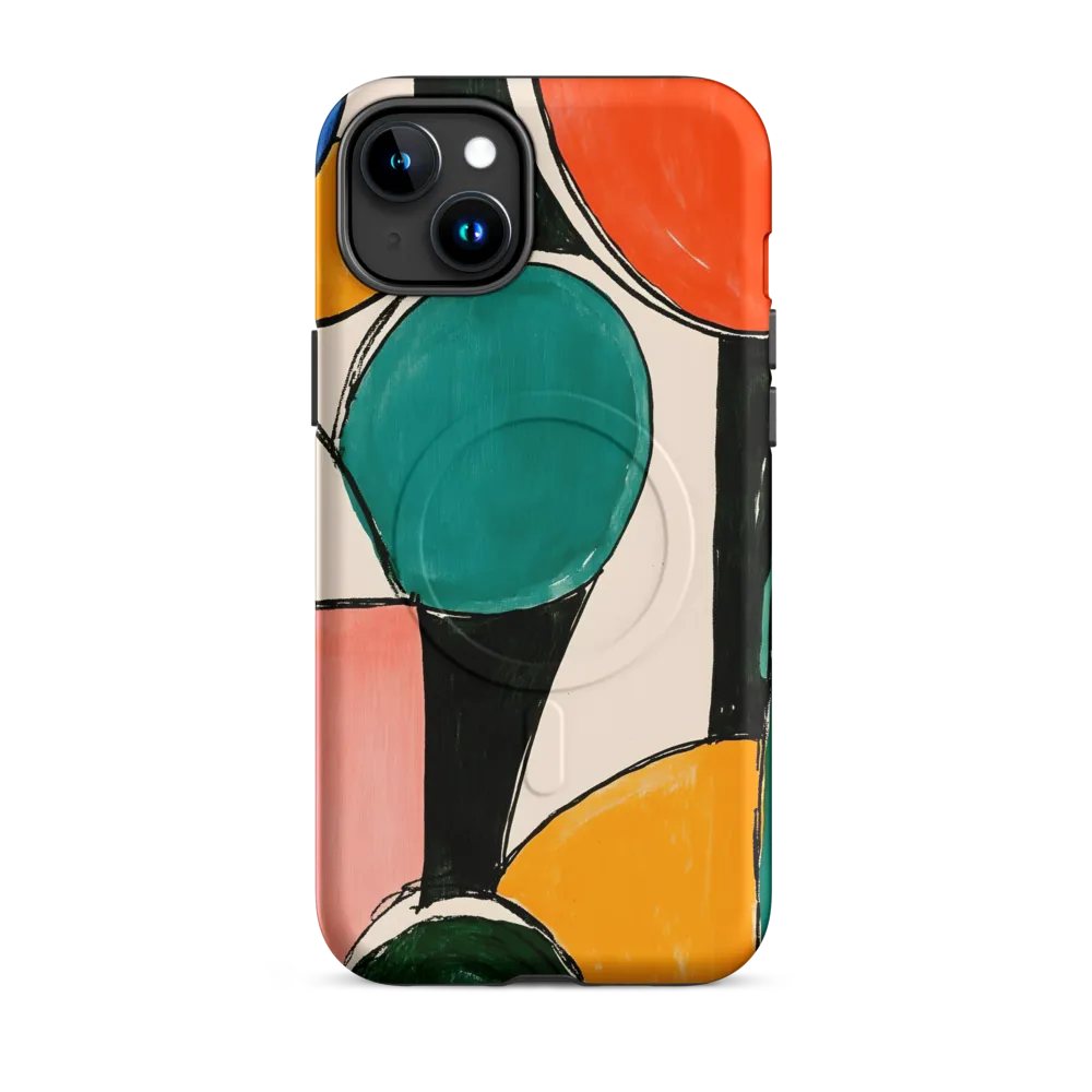 Harmony in Shapes | Phone Case |  15 Plus | MagSafe® Tough Case | Matte