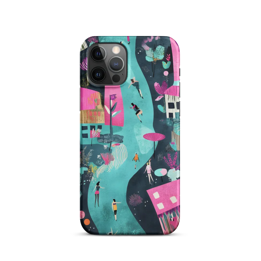 Whimsical Journey Through a Vibrant Landscape | Phone Case |  12 Pro | Snap Case | Matte