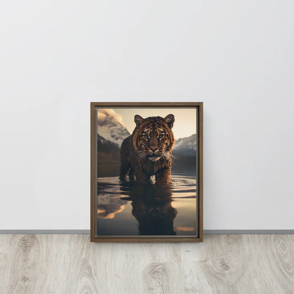Majestic Reflection: The Tiger's Domain