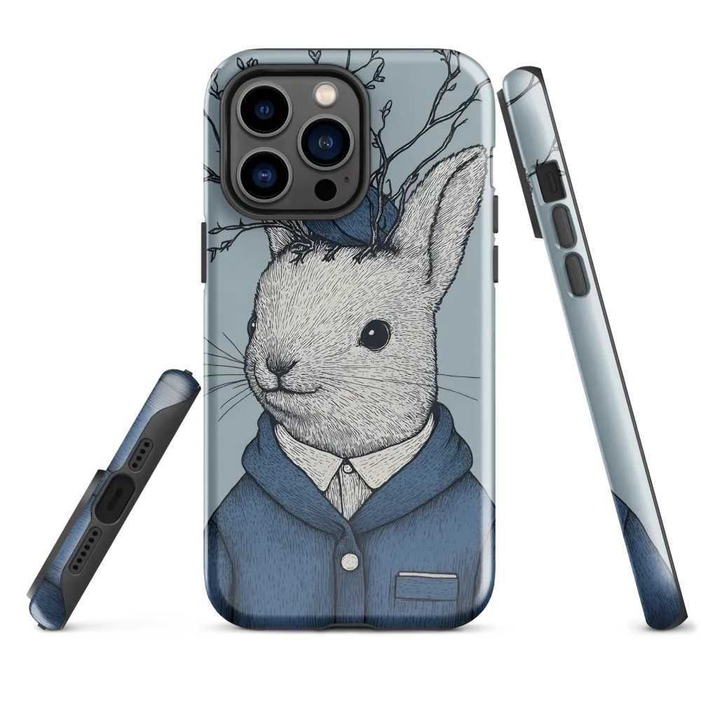 Branch-Crown Rabbit in Blue Coat