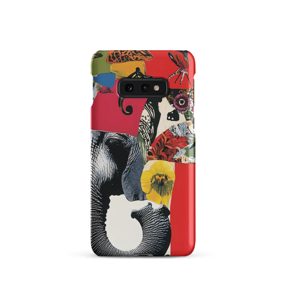 Whimsical Elephant: A Vibrant Collage of Life