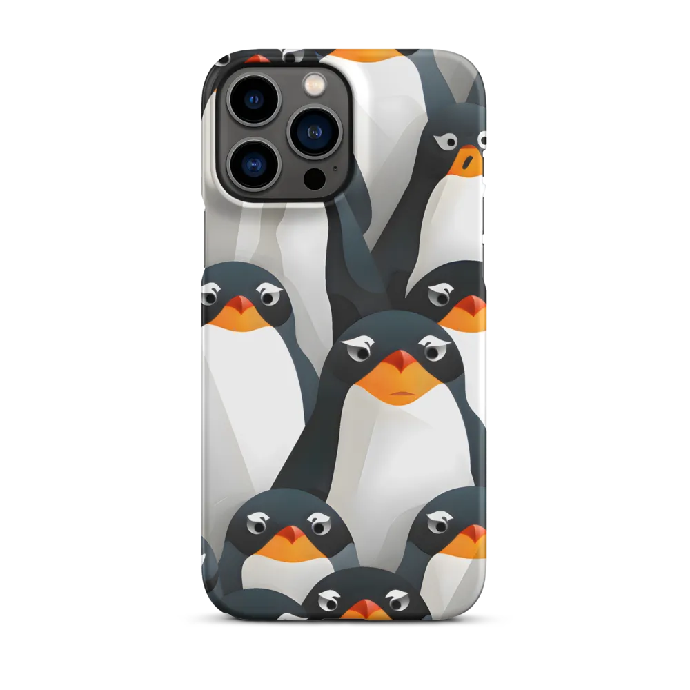 Penguin Parade | Phone Case |  13 Pro Max | Snap Case | Matte