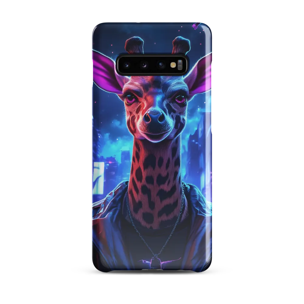 Urban Giraffe: A Neon Fantasy | Phone Case |  S10 Plus | Snap Case | Glossy