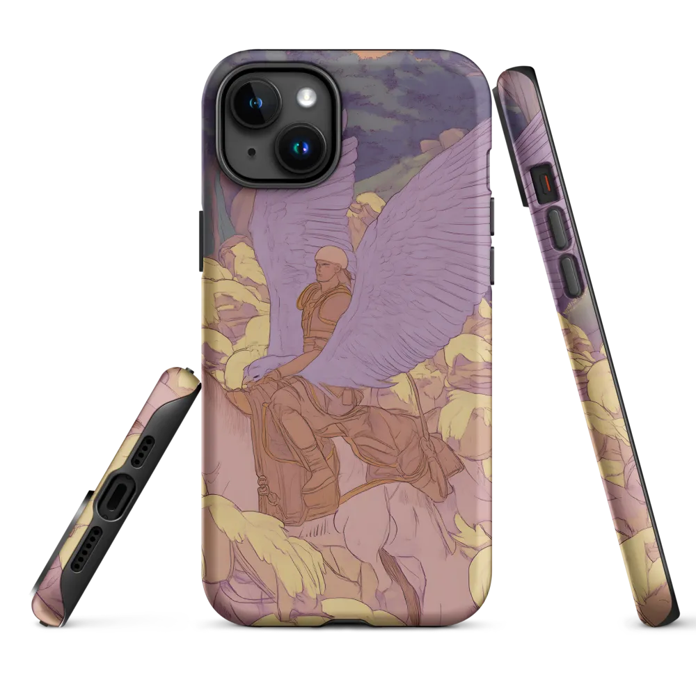 The Winged Guardian | Phone Case |  15 Plus | Tough Case | Matte