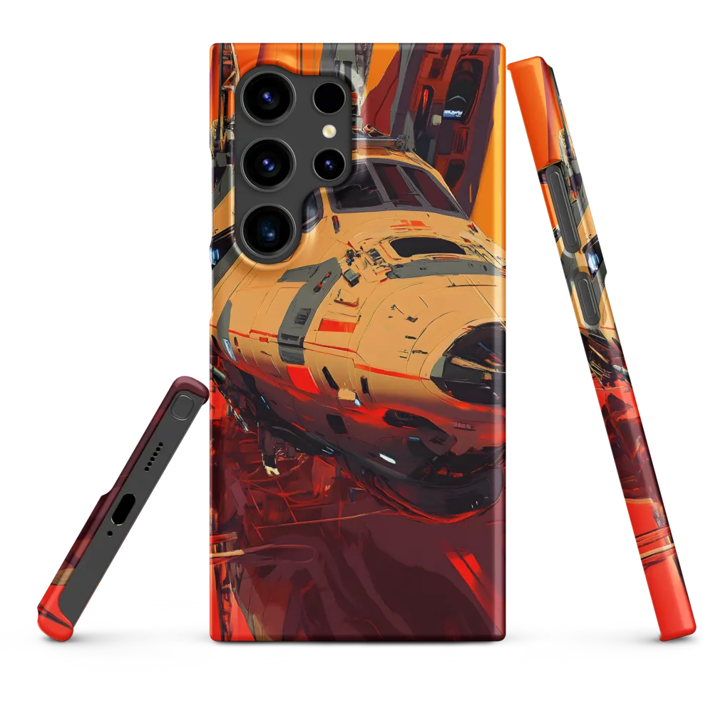 Futuristic Vessel: A Glimpse into Tomorrow | Phone Case |  S24 Ultra | Snap Case | Matte