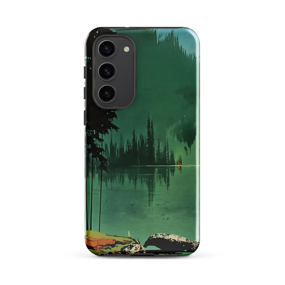Serenity Reflected: A Tranquil Lake Scene
